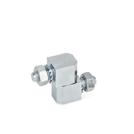 J.W. Winco GN129-12-Z 2 Part Lift-Off Hinge, Steel 12WNG7